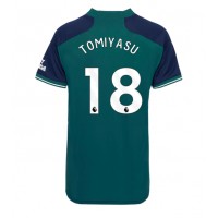 Fotbalové Dres Arsenal Takehiro Tomiyasu #18 Dámské Alternativní 2023-24 Krátký Rukáv